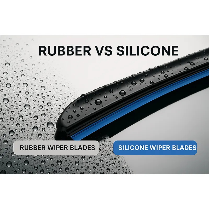 Silikonové vs. čepele gumové stěrače: Který materiál trvá déle?
